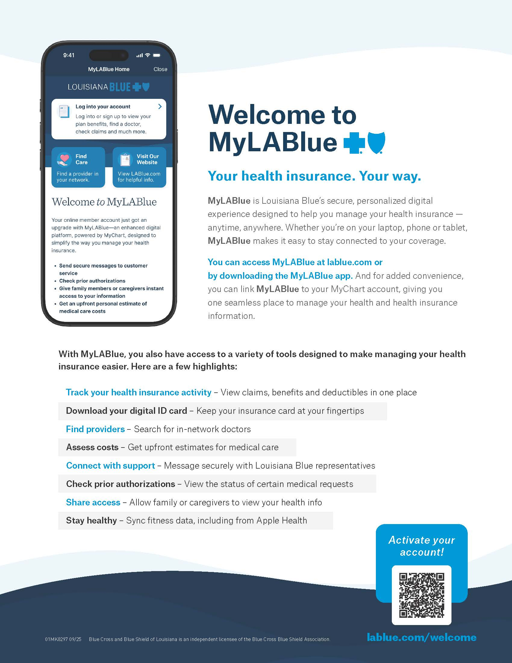 BCBSLA Digital ID Information